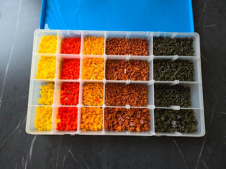 Grote Partij Ministeck - gesorteerd, Hobby en Vrije tijd, Ministeck, Zo goed als nieuw, Box-set, Ophalen