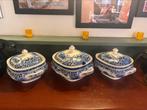 Cambridge blue terrines, Antiek en Kunst, Antiek | Servies compleet, Ophalen of Verzenden