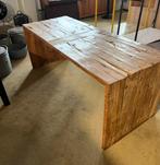 Unieke eettafel, Ophalen, 50 tot 100 cm, Zo goed als nieuw, Vijf personen of meer
