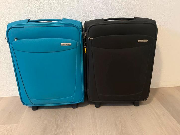 Samsonite Koffers - Set van 2 (handbagage), Sieraden, Tassen en Uiterlijk, Koffers, Zo goed als nieuw, Overige materialen, 50 tot 60 cm