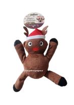 KERST!  Hondenspeelgoed   " Pluche rendier met flosstouw  ", Dieren en Toebehoren, Hondenspeelgoed, Ophalen of Verzenden, Nieuw