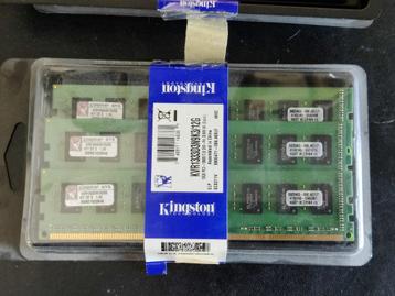 TRI Kit KVR1066D3N7K3/6G DDR3 [MEM081]   (3 X 2 GB)  19-6 beschikbaar voor biedingen