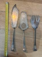 3x Massief Zilveren Serveerstukken – Zagreb, Antiek en Kunst, Antiek | Bestek, Ophalen