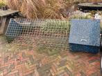 Konijnen-Kippenren van gegalv. Betonstaal en kunststofplaat, Ophalen, 60 tot 90 cm, Konijn, Hok
