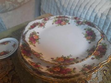 Royal Albert Serveerschaal Old Country Roses taartschaal beschikbaar voor biedingen