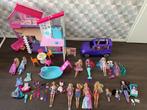 Barbie Huis Malibu Villa + SUV + Zwembad + poppen + acc., Ophalen, Gebruikt, Poppenhuis