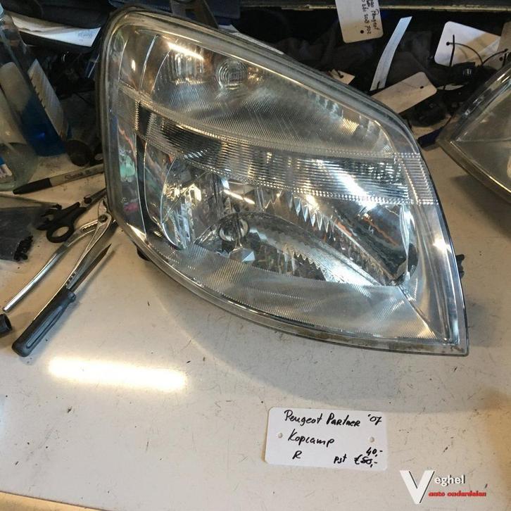 Peugeot Partner Citroen Berlingo 2007 Koplamp Rechtsvoor of, Auto-onderdelen, Verlichting, Gebruikt, Ophalen of Verzenden