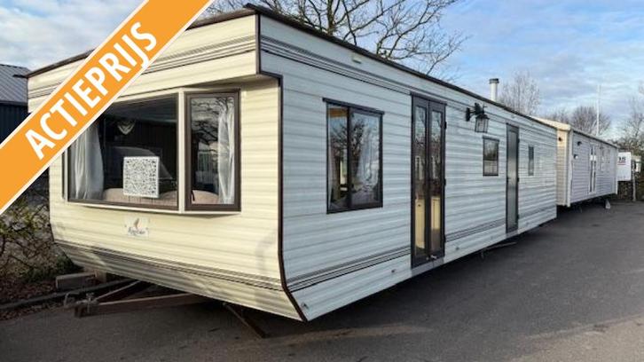 Kingfisher 360 x 11  2 slpk,douche, Caravans en Kamperen, Stacaravans, tot en met 6