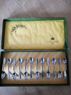 Vintage Zilveren Lepeltjes - 12 Stuks in Doos, Antiek en Kunst, Antiek | Bestek, Ophalen of Verzenden