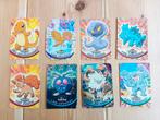 8 pokemon Topps kaarten (3x holo foil), Ophalen of Verzenden, Gebruikt, Meerdere kaarten, Foil