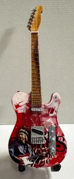 Mark Knopfler Dire Straits miniatuur gitaar van hout 25cm, Verzamelen, Info@deconoord.nl, Verzenden, Deco Noord, Nieuw
