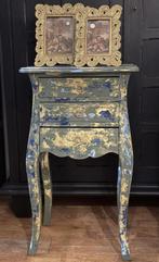 Vintage ladekastje, uniek oud klein kastje 3-laads kast VdlM, Huis en Inrichting, Kasten | Ladekasten, Ophalen, Minder dan 50 cm