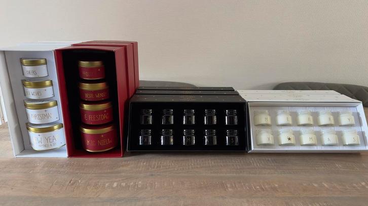 Partij Kerst Geurkaarsen - My Flame lifestyle, Huis en Inrichting, Woonaccessoires | Kandelaars en Kaarsen, Nieuw, Kaars, Minder dan 25 cm