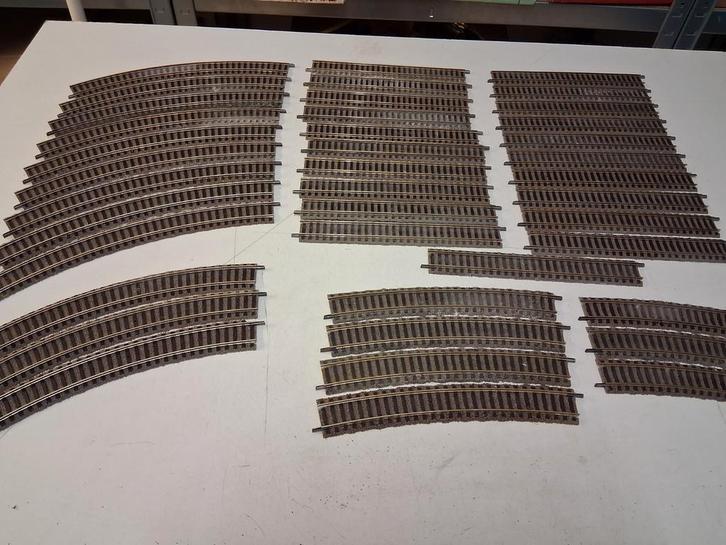 40 X  fleischmann B profi rails schade vrij lichte screnery, Hobby en Vrije tijd, Modeltreinen | H0, Gebruikt, Rails, Gelijkstroom
