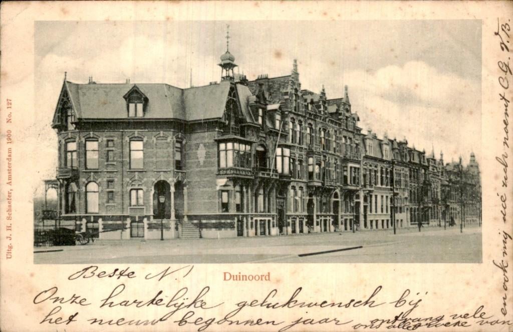 Amsterdam - Duinoord, Verzamelen, Ansichtkaarten | Nederland, Gelopen, Noord-Holland, Voor 1920, Ophalen of Verzenden