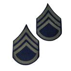 WWII US Staff Sergeant Rank Stripes, Ophalen of Verzenden, Amerika, Embleem of Badge