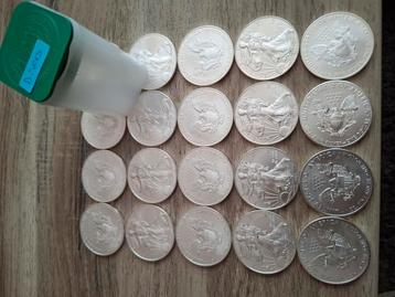 Amercan Eagle mix van oude jaartallen ( veel waardevoller ) beschikbaar voor biedingen