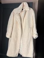 Witte teddy jas - Maat S, Ophalen of Verzenden, Gedragen, Maat 36 (S), Wit