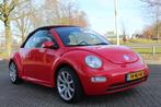 Volkswagen New Beetle Cabriolet 1.6 ORIGINEEL NL! LEUKE AUTO, Auto's, Stof, 4 cilinders, Cabriolet, 4 stoelen