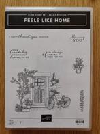 Stampin' Up! stempelset Feels Like Home, Hobby en Vrije tijd, Stempelen, Ophalen of Verzenden, Zo goed als nieuw