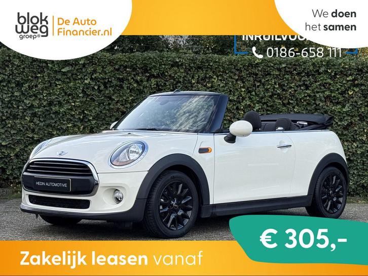 MINI Cabrio One | Pepper | Navi | Stoelverw. € 17.950,00, Auto's, Mini, Bedrijf, Te koop, Cabrio, ABS, Airbags, Airconditioning
