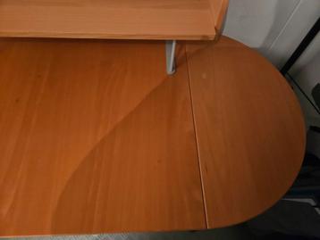 Ikea hoekbureau beuken fineer. - afbeelding 3