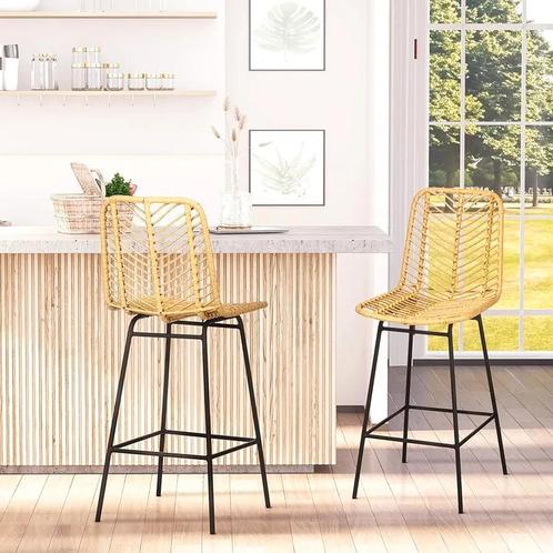 Nieuw. HOMCOM Set van 2 barkrukken
- Boho-design, Huis en Inrichting, Barkrukken, Nieuw, 2 krukken, Ophalen of Verzenden