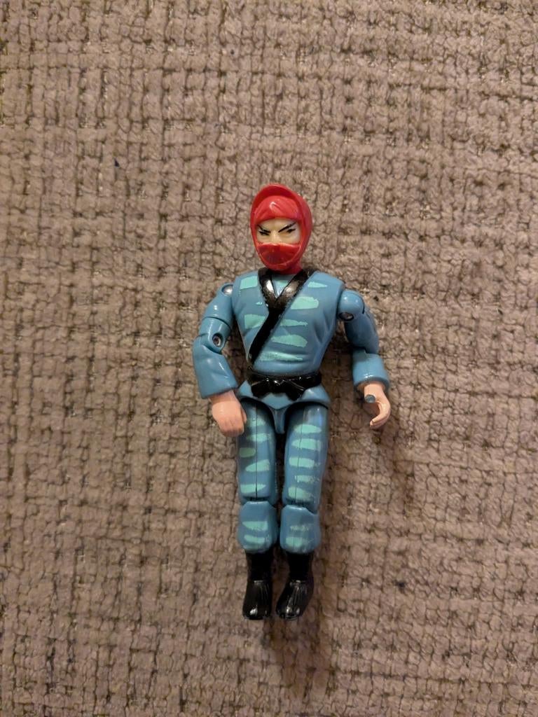 Vintage GI Joe Ninja Actiefiguur, Ophalen of Verzenden, Gebruikt