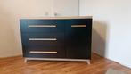 Commode (zwart met bruin) MOET snel weg!!!, Ophalen, Gebruikt, 100 tot 150 cm, Eikenhout