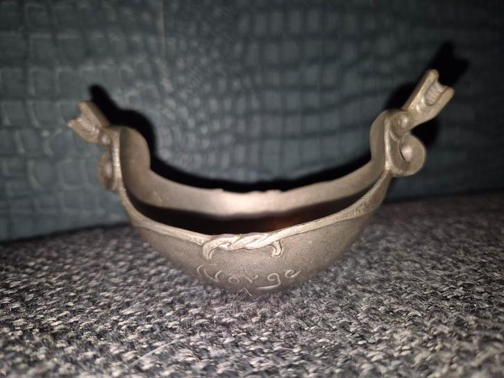 Vintage Tinnen Bootje - Noorwegen, Antiek en Kunst, Antiek | Tin, Ophalen of Verzenden