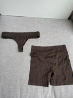 Gymshark ondergoed bruin string en boxer, Verzenden, Bruin, String