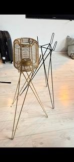 Plantenbak standaard in het zwart goud en zilver nieuw!, Tuin en Terras, Bloembakken en Plantenbakken, Ophalen, Minder dan 60 cm