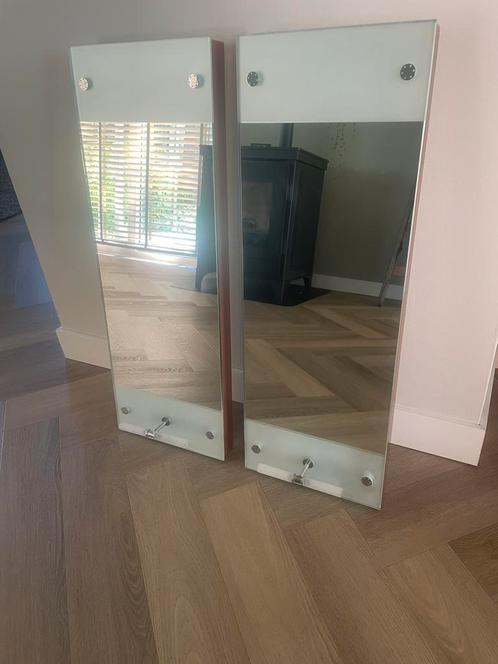 2 luxe badkamerspiegels met verlichting van Sphinx, Huis en Inrichting, Badkamer | Badkamermeubels, Zo goed als nieuw, Overige typen