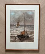 Schilderij Zeilboot, Ophalen