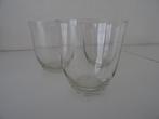 Retro waterglazen 3 stuks hoog 9 x 8,5 doorsnede, Ophalen of Verzenden