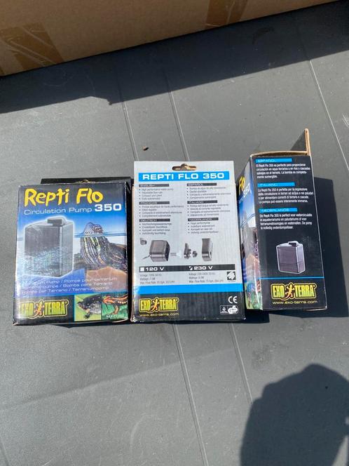 Repti Flo 350 Filterpomp (Exo Terra), Dieren en Toebehoren, Reptielen en Amfibieën | Toebehoren, Nieuw, Terrarium of Paludarium