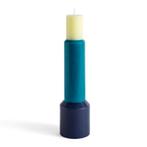 Hay pillar candle - Xl - Midnight Blue - Kaars, Ophalen of Verzenden, Nieuw, Overige materialen, 25 tot 50 cm