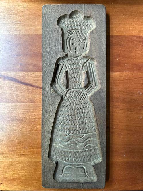 Vintage speculaasplank van hout, Antiek en Kunst, Antiek | Keukenbenodigdheden, Ophalen of Verzenden