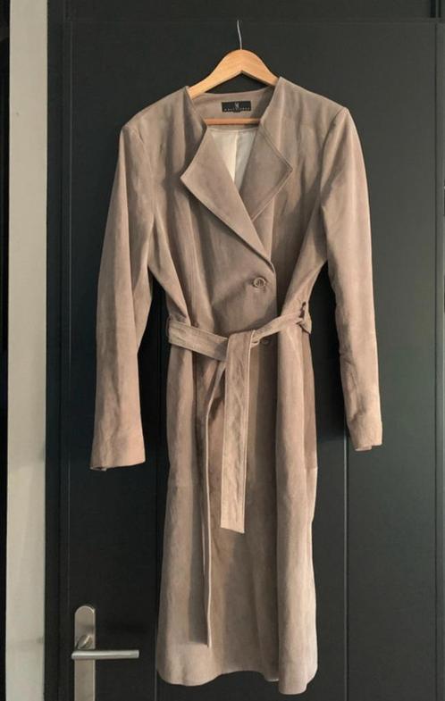 Suede jas van Mart Visser, taupe Xl, Kleding | Dames, Jassen | Zomer, Zo goed als nieuw, Ophalen of Verzenden