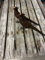 Set van twee gietijzeren vogels (fazanten?), Ophalen, Dier