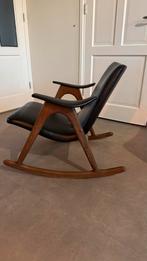 Zeldzame WeBe schommelstoel Louis van Teeffelen jaren 50, Huis en Inrichting, Stoelen, Ophalen, Gebruikt, Zwart, Eén