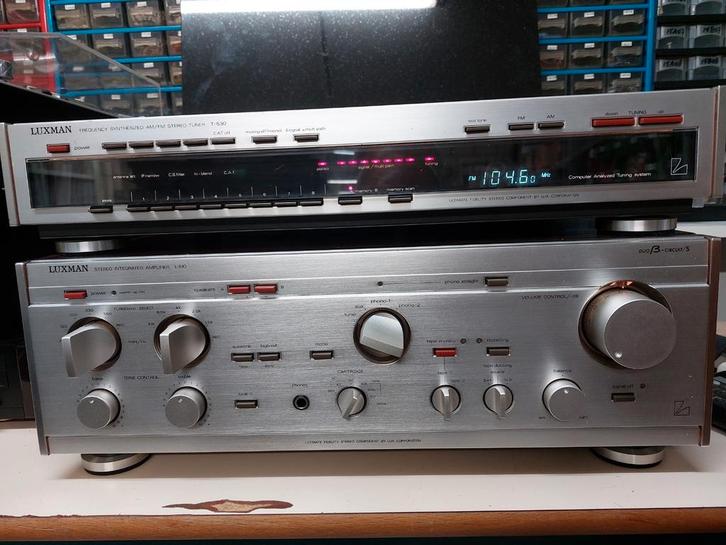 Luxman L510, T530 & B&W DM6 Set, Audio, Tv en Foto, Versterkers en Receivers, Gebruikt, Overige merken, Ophalen