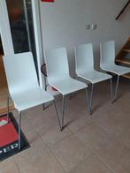 Stapelstoelen, Ophalen, Gebruikt, Wit, Vier