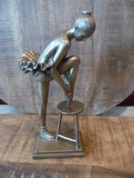 Nieuw bronzen beeld balletjuffrouw danseres., Antiek en Kunst, Kunst | Designobjecten, Ophalen of Verzenden