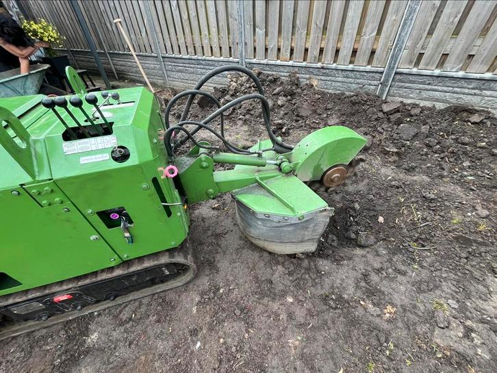 Stobbenfrees stronk frezen boomwortel verwijderen, Tuin en Terras, Hakselaars, Zo goed als nieuw, Benzine, Met opvangbak, Ophalen