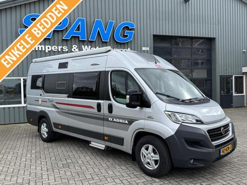 Adria Twin 640 SLX - enkele bedden - heel compleet, Caravans en Kamperen, Campers, Bedrijf, Bus-model, tot en met 3, Adria, Diesel