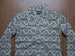 VILLA HAPP mooie gebroken wit / beige blouse + figuurtjes ZG, Villa Happ, Meisje, Overhemd of Blouse, Ophalen of Verzenden