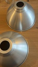 ikea lampekappen rvs look diameter 22  cm, Ophalen of Verzenden, Gebruikt, Rond, Minder dan 25 cm