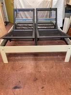 Te koop Auping Auronde 160 x200  wit met electrische spirale, Gebruikt, Wit, Tweepersoons, Ophalen of Verzenden