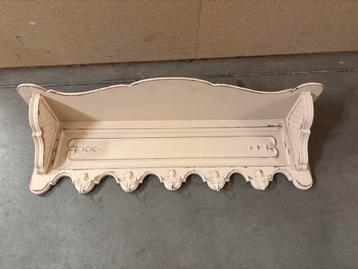 Vibtage brocante kapstok / wandrek beschikbaar voor biedingen